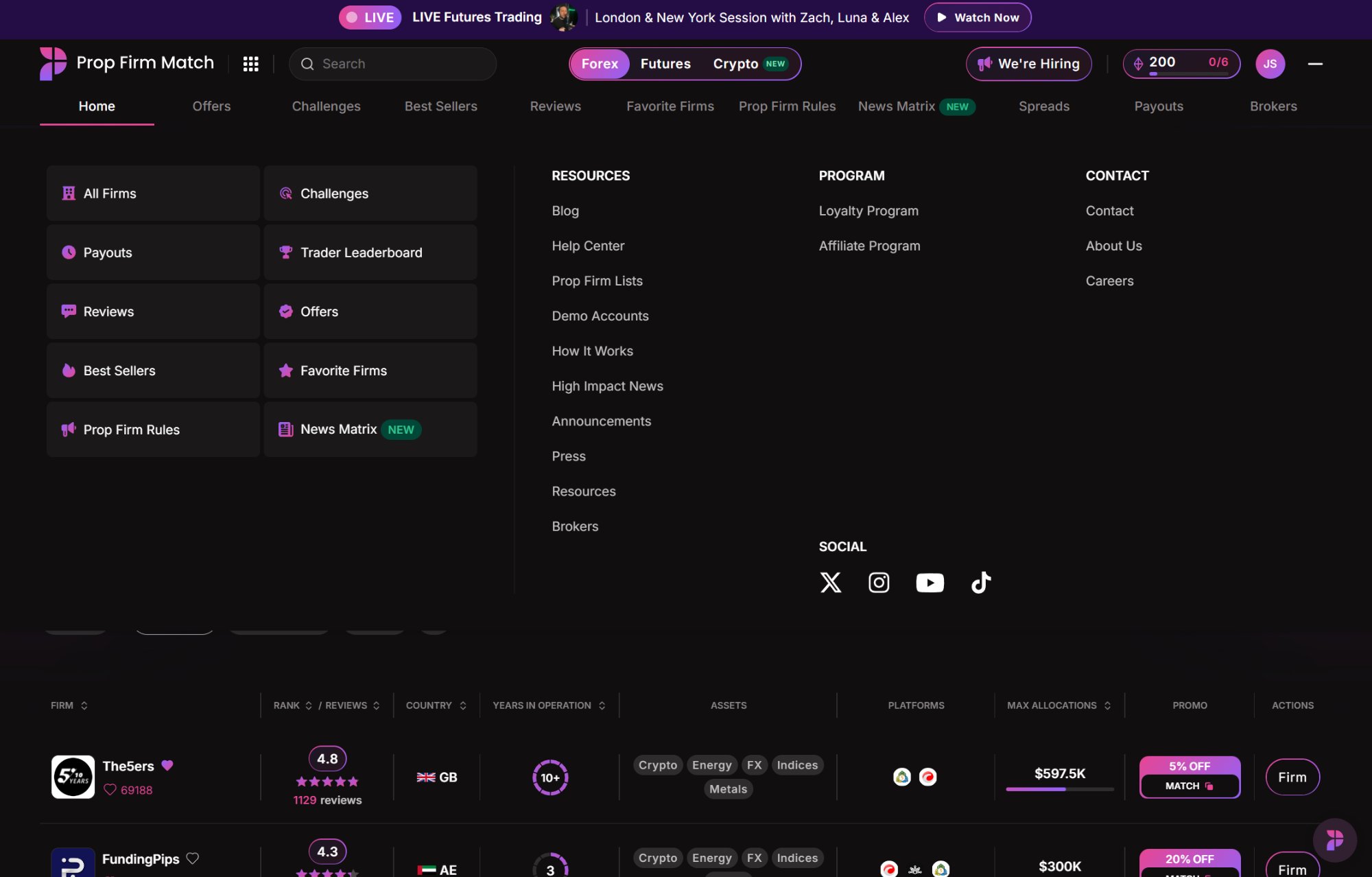 Live desktop showing trading rules as a wall of text.